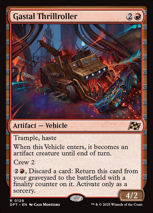 Gastal Thrillroller card from DFT #129