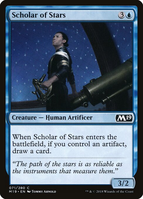 Scholar of Stars card from M19 #71