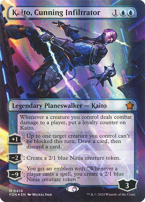 Kaito, Cunning Infiltrator card from FDN #418