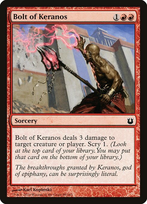 Bolt of Keranos card from BNG #89