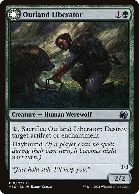 Outland Liberator card from MID #190