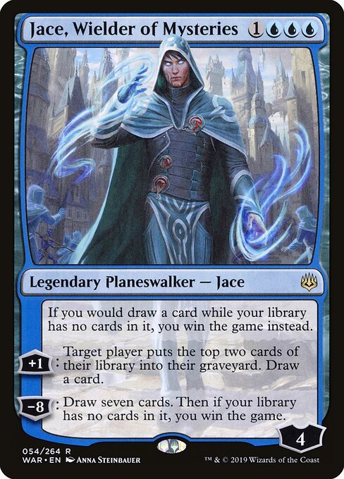Jace, Wielder of Mysteries card from WAR #54