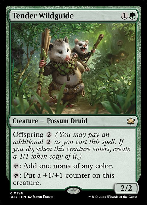 Tender Wildguide card from BLB #196