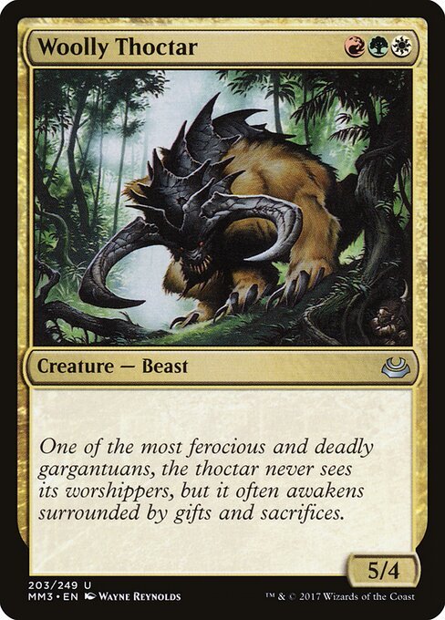 Woolly Thoctar card from MM3 #203