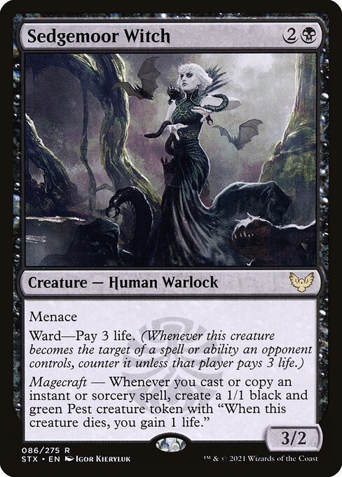 Sedgemoor Witch card from STX #86