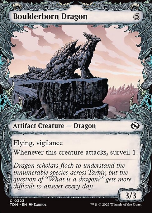 Boulderborn Dragon card from TDM #323