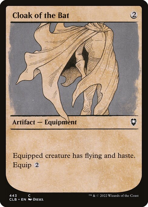 Cloak of the Bat card from CLB #443