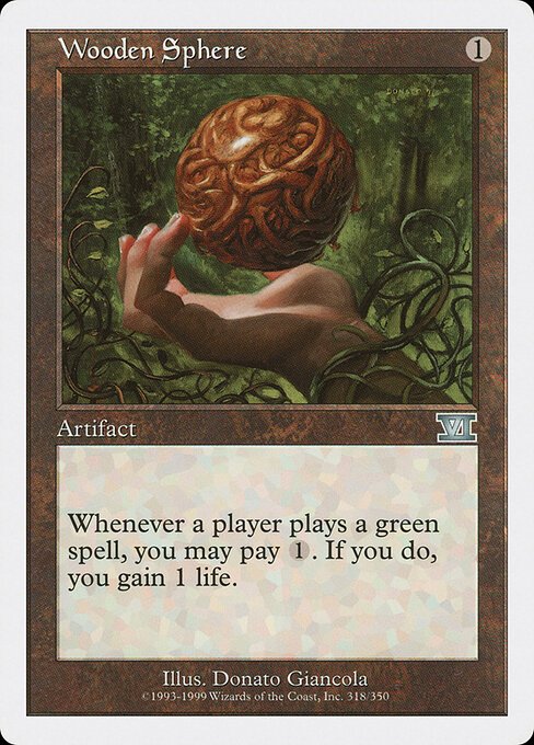 Wooden Sphere card from 6ED #318