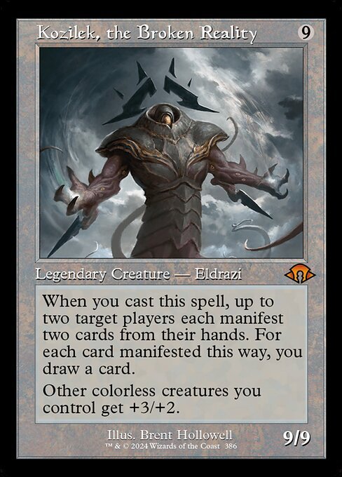 Kozilek, the Broken Reality card from MH3 #386