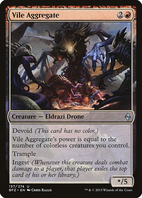 Vile Aggregate card from BFZ #137