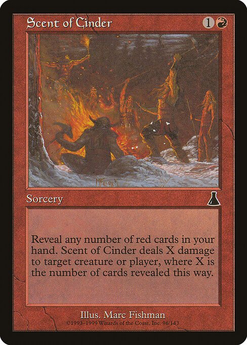 Scent of Cinder card from UDS #96