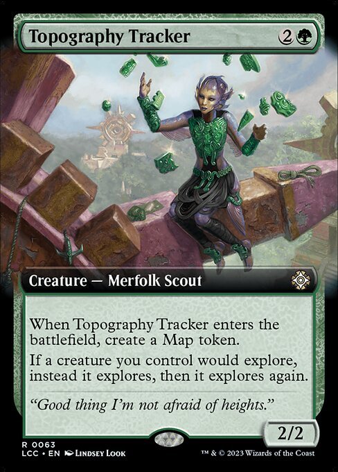 Topography Tracker card from LCC #63
