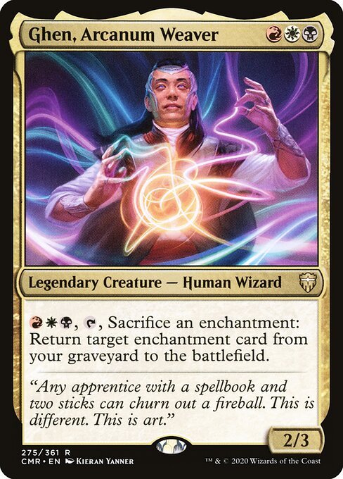 Ghen, Arcanum Weaver card from CMR #275