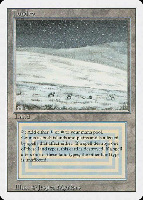 Tundra card from 3ED #product-1597