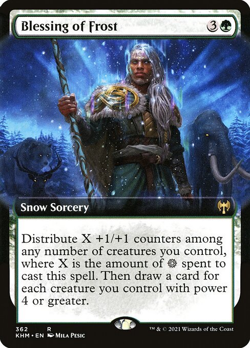 Blessing of Frost card from KHM #362