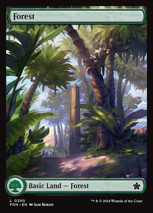 Forest (0290) card from FDN #290