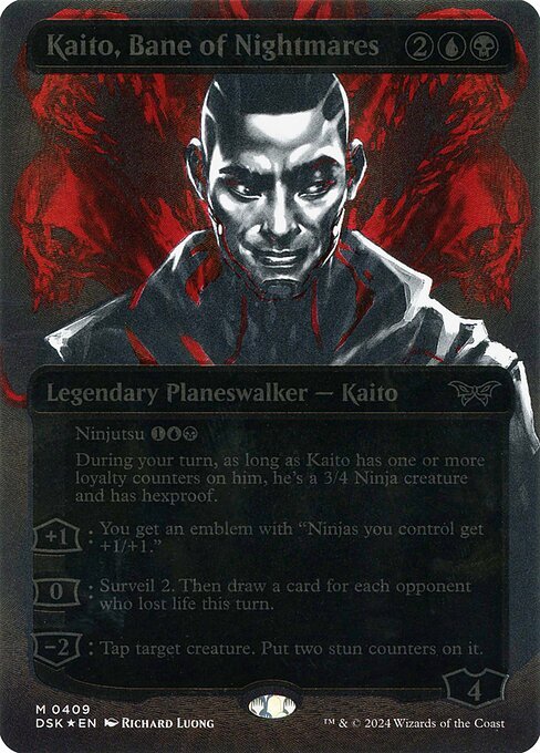 Kaito, Bane of Nightmares card from DSK #409