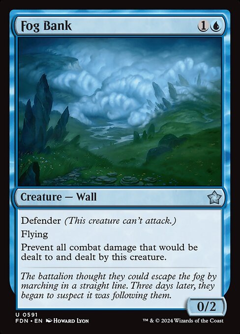 Fog Bank card from FDN #591