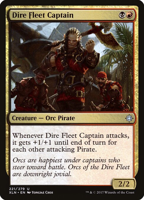 Dire Fleet Captain card from XLN #221