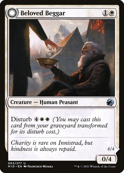 Beloved Beggar card from MID #3