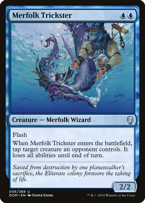 Merfolk Trickster card from DOM #56