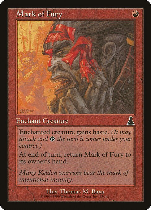 Mark of Fury card from UDS #93