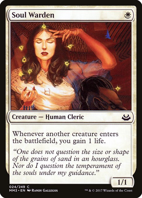 Soul Warden card from MM3 #24