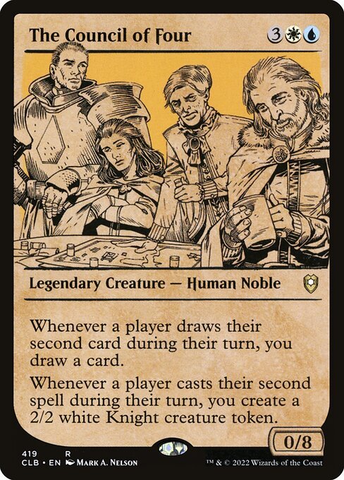 The Council of Four card from CLB #419
