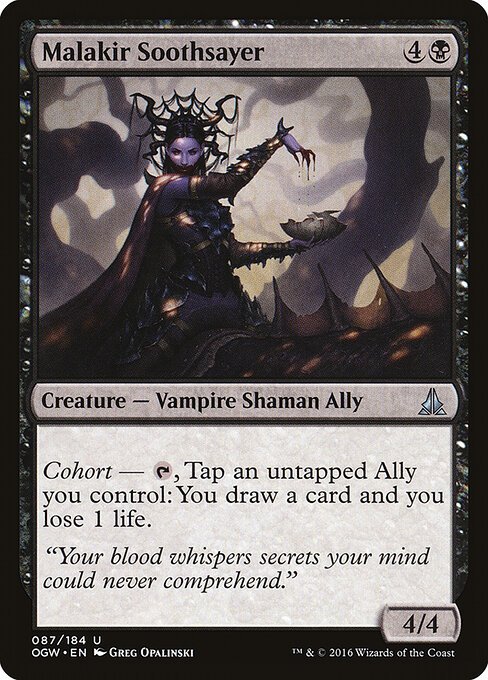Malakir Soothsayer card from OGW #87