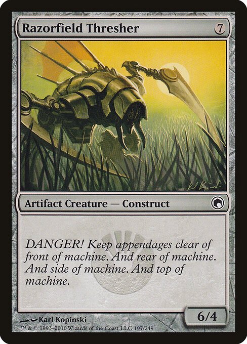Razorfield Thresher card from SOM #197