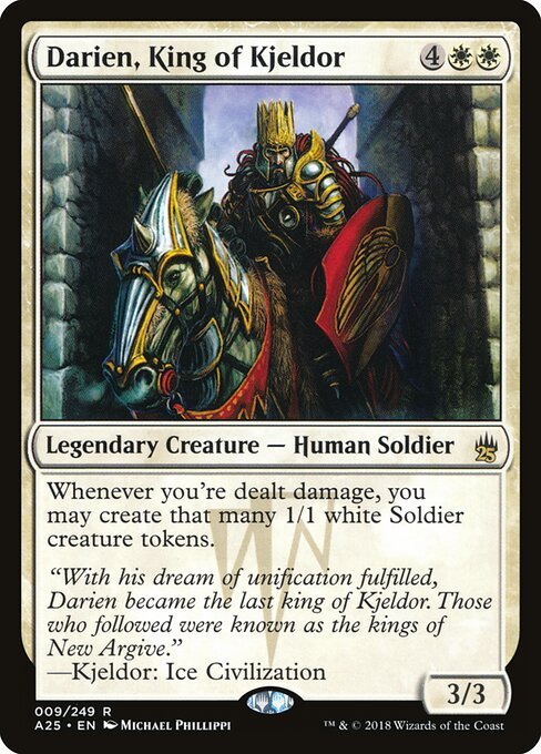 Darien, King of Kjeldor card from A25 #9