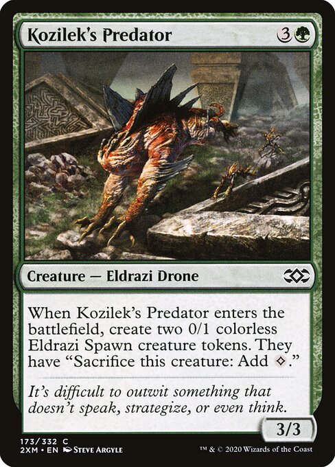 Kozilek's Predator card from 2XM #173