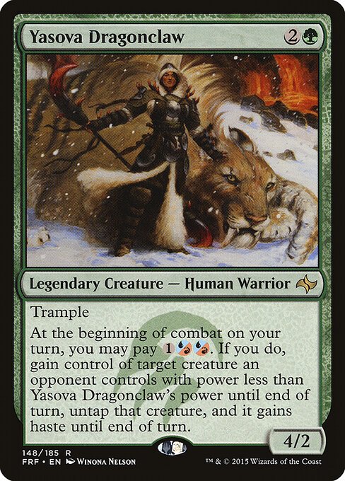 Yasova Dragonclaw card from FRF #148