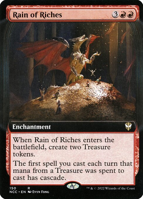Rain of Riches card from NCC #150