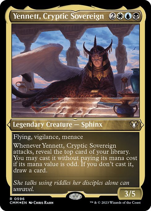 Yennett, Cryptic Sovereign card from CMM #596