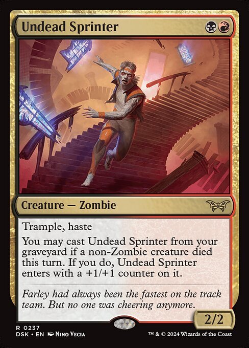 Undead Sprinter card from DSK #237