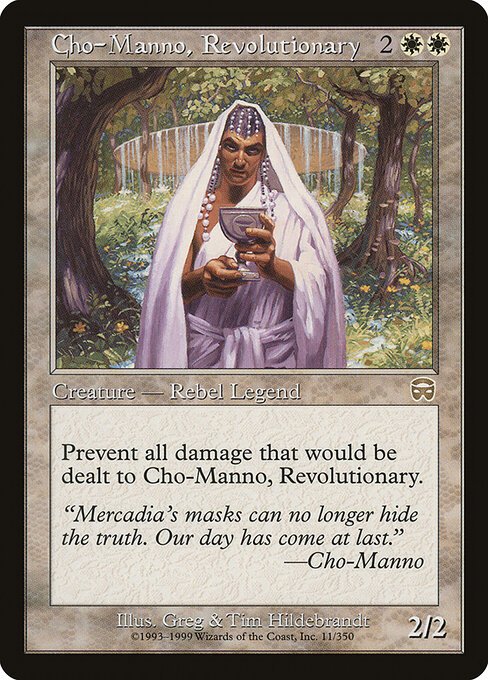 Cho-Manno, Revolutionary card from MMQ #11