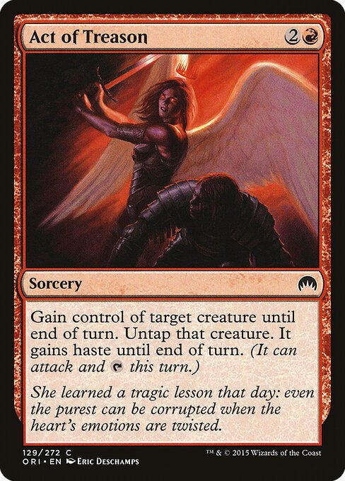 Act of Treason card from ORI #129