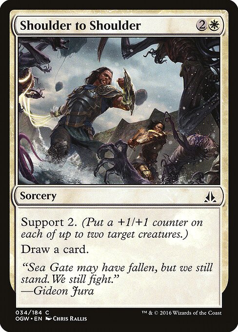 Shoulder to Shoulder card from OGW #34
