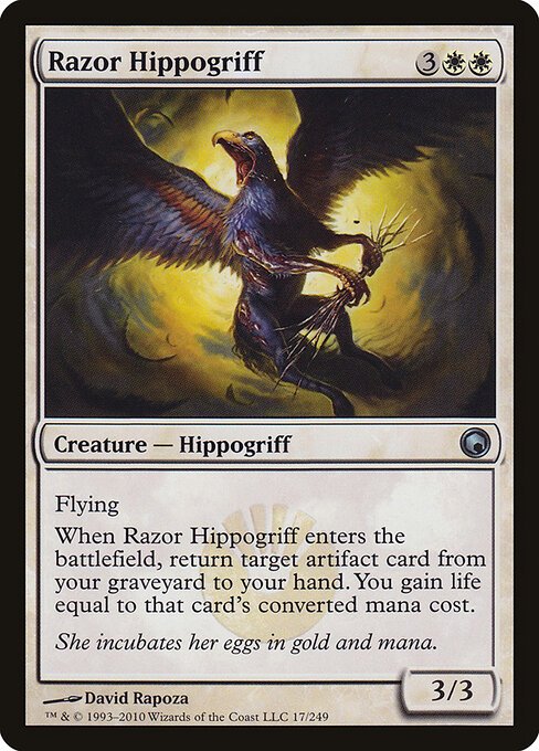 Razor Hippogriff card from SOM #17