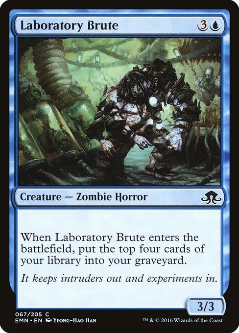 Laboratory Brute card from EMN #67