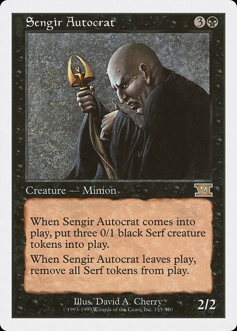 Sengir Autocrat card from 6ED #155