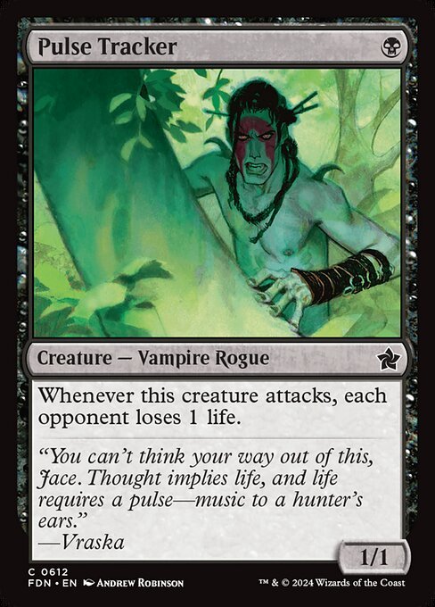 Pulse Tracker card from FDN #612