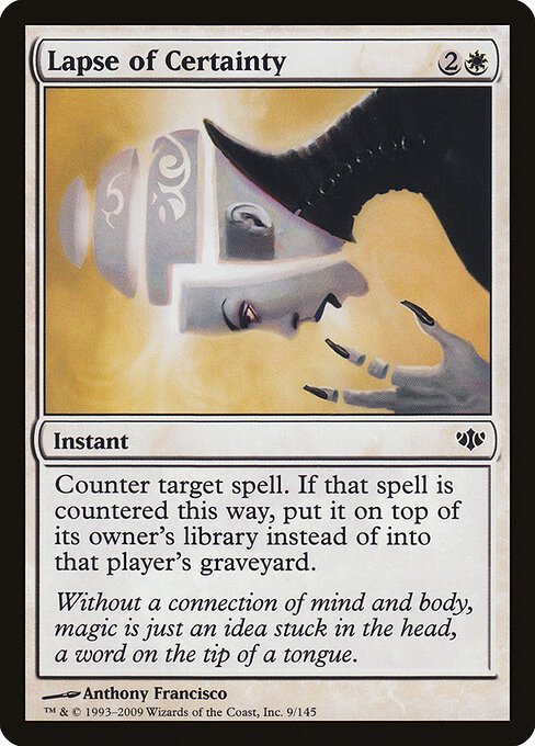 Lapse of Certainty card from CON #9