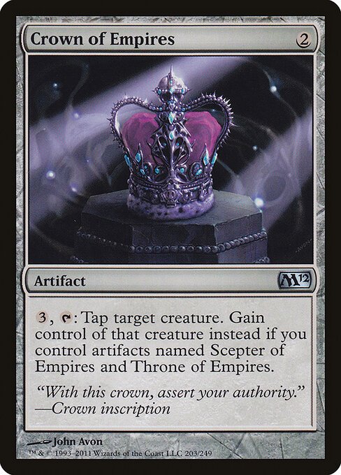 Crown of Empires card from M12 #203