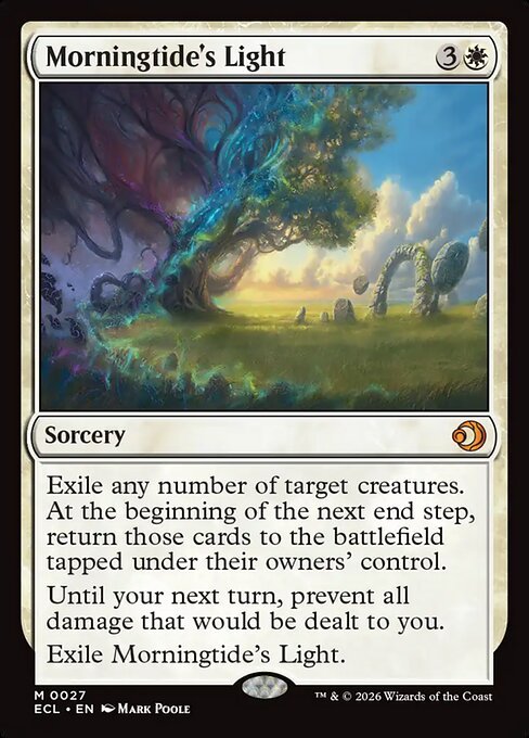 Morningtide's Light card from ECL #27
