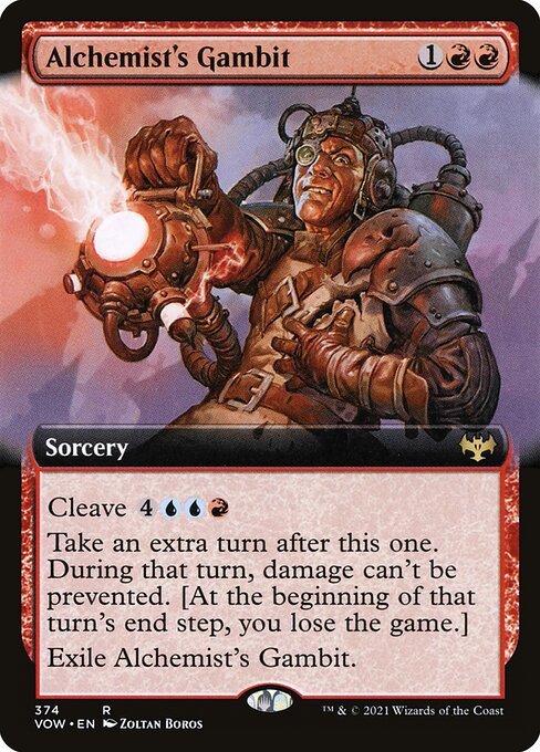 Alchemist's Gambit card from VOW #374
