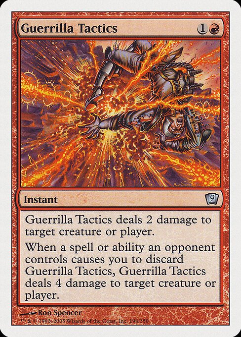 Guerrilla Tactics card from 9ED #196