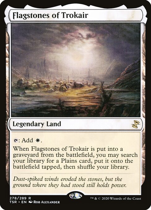 Flagstones of Trokair card from TSR #278