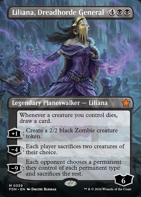 Liliana, Dreadhorde General card from FDN #359